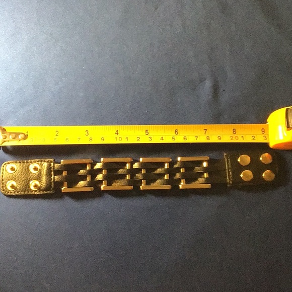 Metal and leather bracelet - Picture 2 of 3